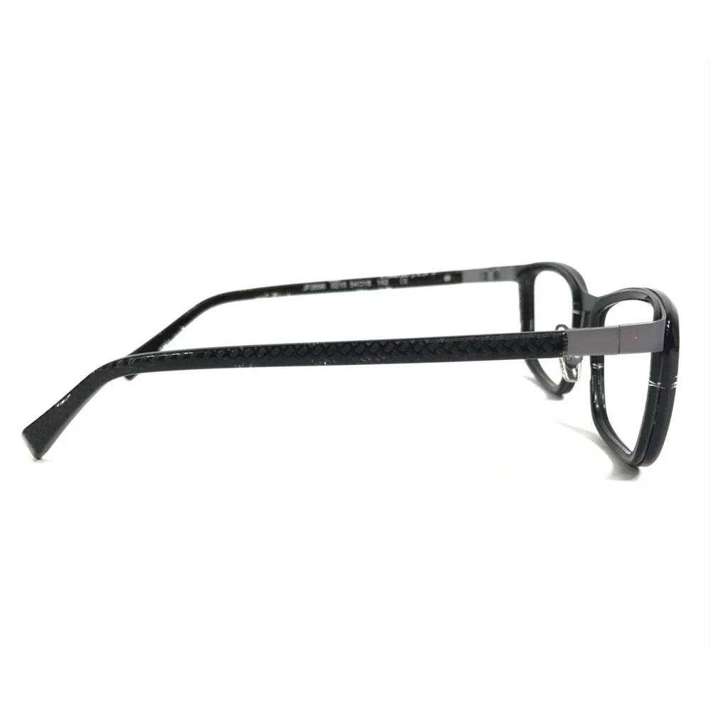 JF Rey Eyeglasses Frames JF2696 0210 Black Gray Gunmetal Rectangle 54-18-142